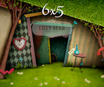 Wonderland by Lilly Bear Studio Props sold by Lilly Bear Studio Props, alice in wonderland - disney - drink me - FABRIC