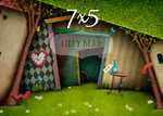 Wonderland by Lilly Bear Studio Props sold by Lilly Bear Studio Props, alice in wonderland - disney - drink me - FABRIC