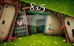 Wonderland by Lilly Bear Studio Props sold by Lilly Bear Studio Props, alice in wonderland - disney - drink me - FABRIC