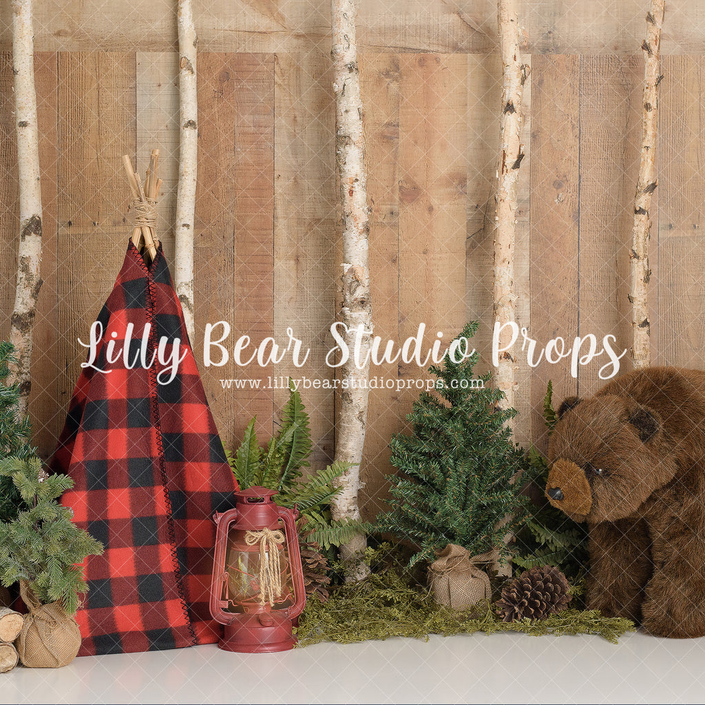 Woodland Bear by Sweet Memories Photos By Carolyn sold by Lilly Bear Studio Props, animal - animals - baby animal - bab