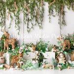 Woodland White by Brittany Ebany & Co. sold by Lilly Bear Studio Props, fence - lemon - lemon balloon - lemon garden