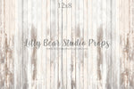 Wyatt Vertical Wood Planks Floor by Lilly Bear Studio Props sold by Lilly Bear Studio Props, cream - distressed - distr