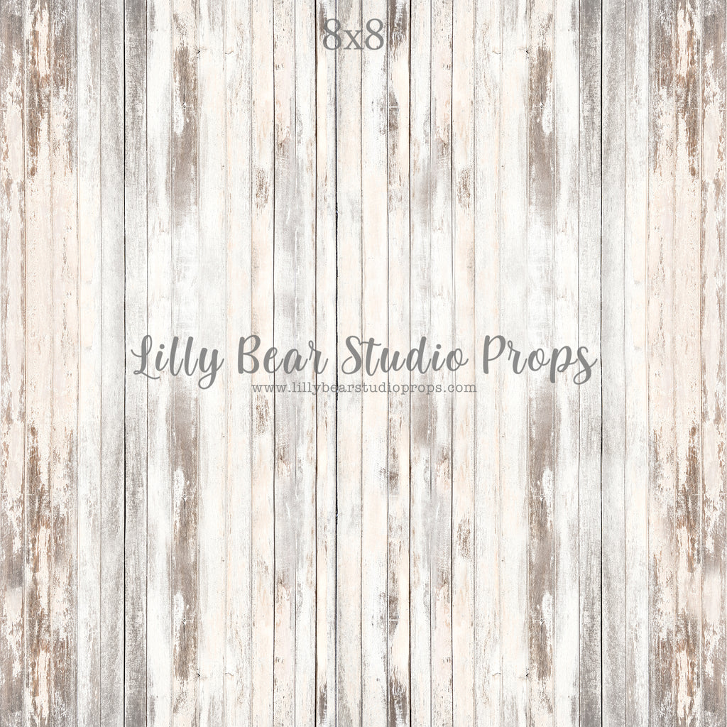 Wyatt Vertical Wood Planks LB Pro Floor by Lilly Bear Studio Props sold by Lilly Bear Studio Props, cream - distressed
