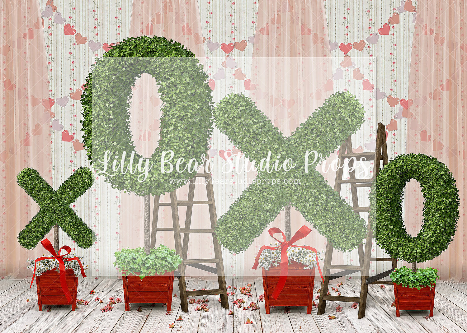 XO Topiary Trees