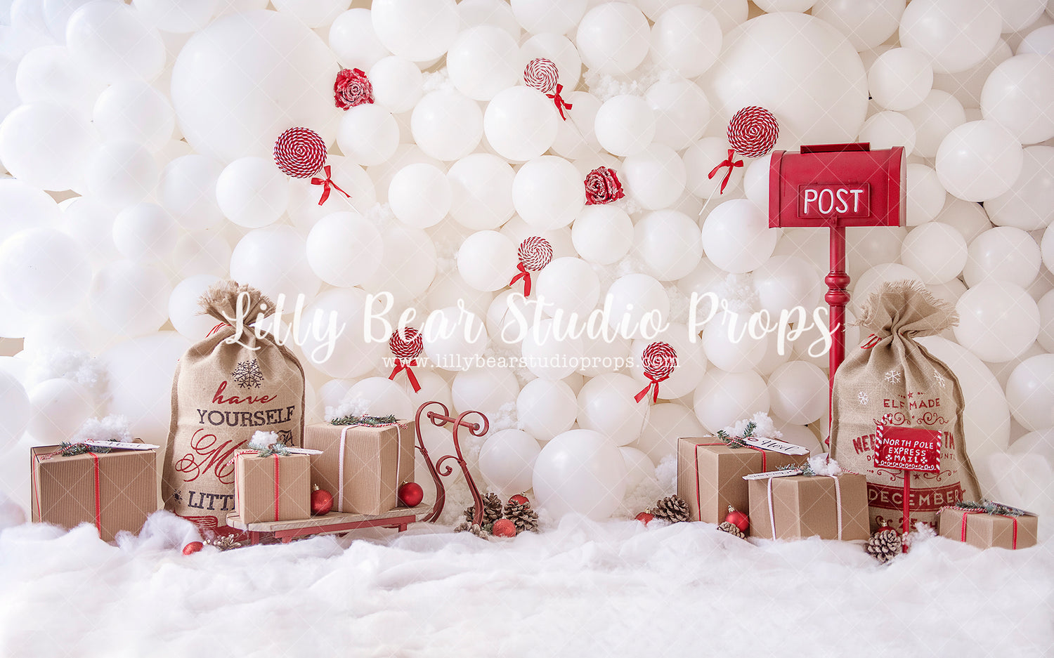 Xmas Post - Lilly Bear Studio Props, balloon arch, boho greenery, cake smash, floral pink, flowers, greenery, pastel, pink floral, pink flower, pink flowers, spring flowers, white balloon arch, white balloons