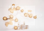 Xmas White Garland - Lilly Bear Studio Props, balloon arch, cake smash, candy cane, candy cane stand, christmas balloon garland, christmas balloons, gold and white, gold and white balloons, gold christmas, santa, santa candy cane, santa mail, santa presents, santa shop, spring flowers, white balloon arch, white balloons