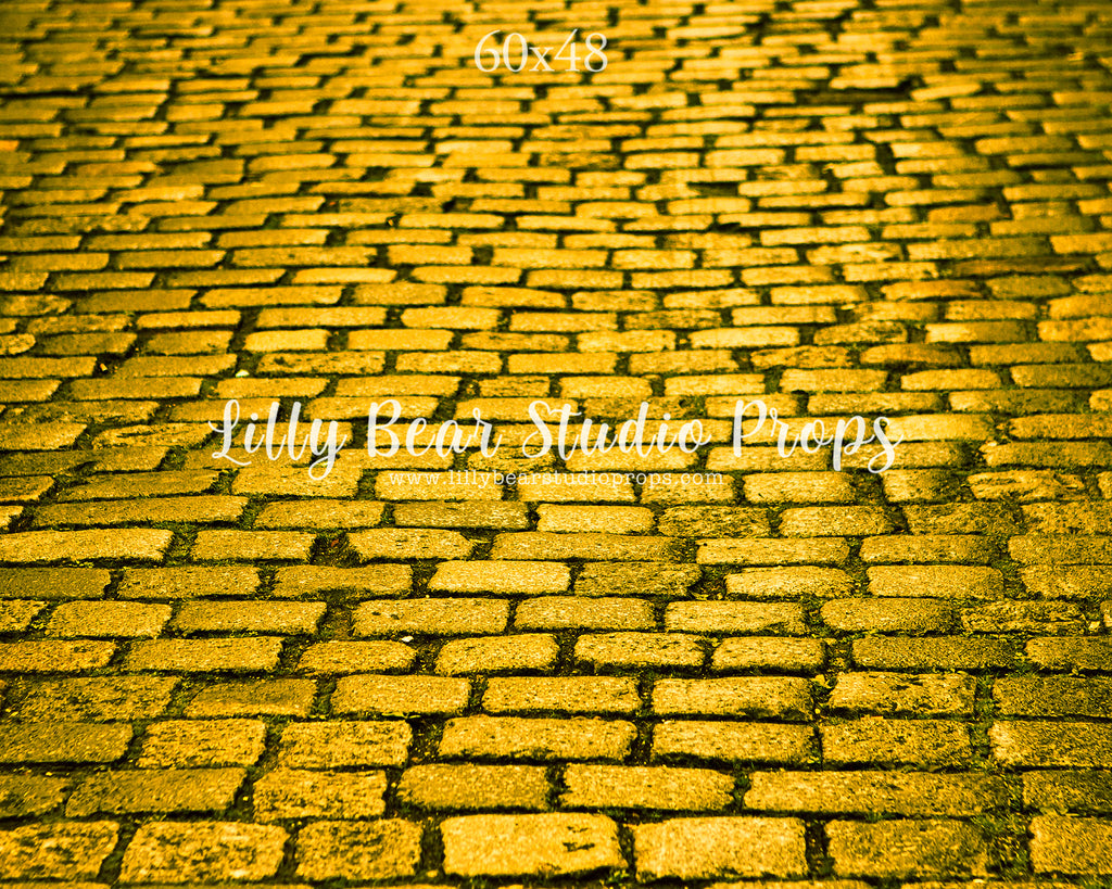Yellow Brick Road LB Pro Floor by Lilly Bear Studio Props sold by Lilly Bear Studio Props, brick road - cobblestone - c