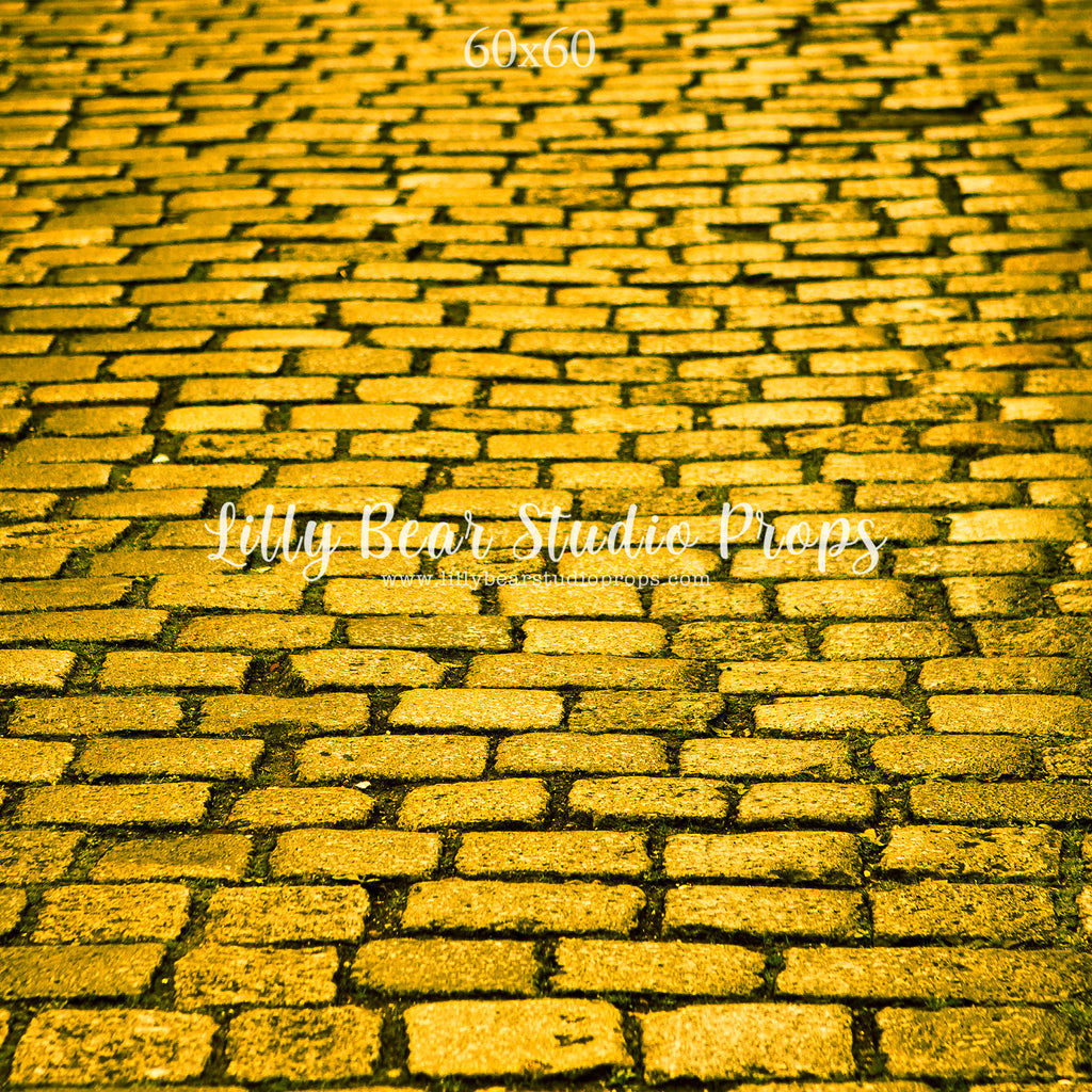 Yellow Brick Road LB Pro Floor by Lilly Bear Studio Props sold by Lilly Bear Studio Props, brick road - cobblestone - c