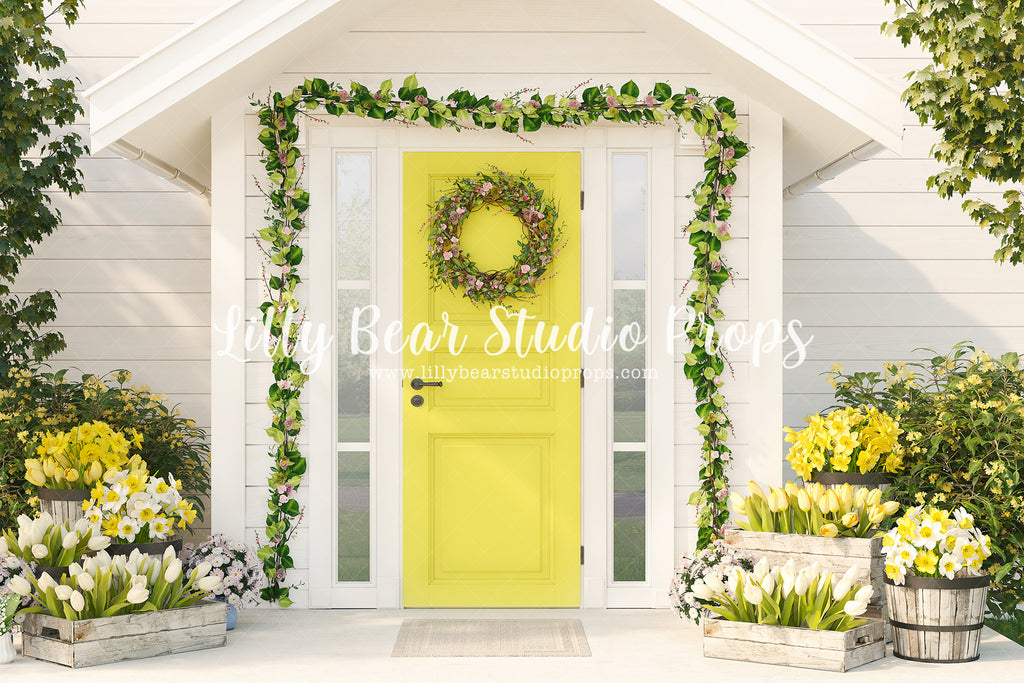 Yellow Door by Lilly Bear Studio Props sold by Lilly Bear Studio Props, blue - cake smash - door - doorway - easter - e