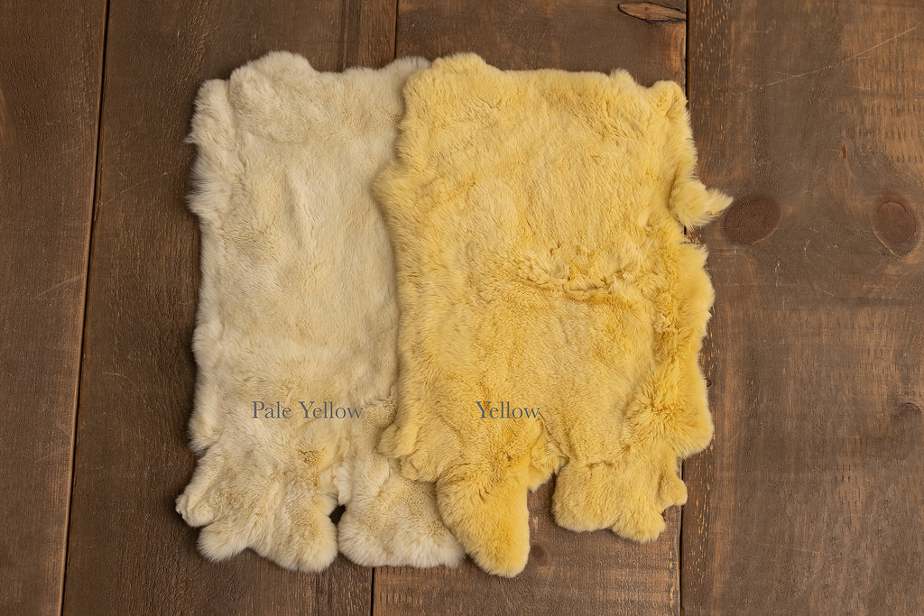 Pale Yellow Rabbit Fur - Lilly Bear Studio Props, fur, layers, props, Rabbit Fur, sheepskin, stuffer