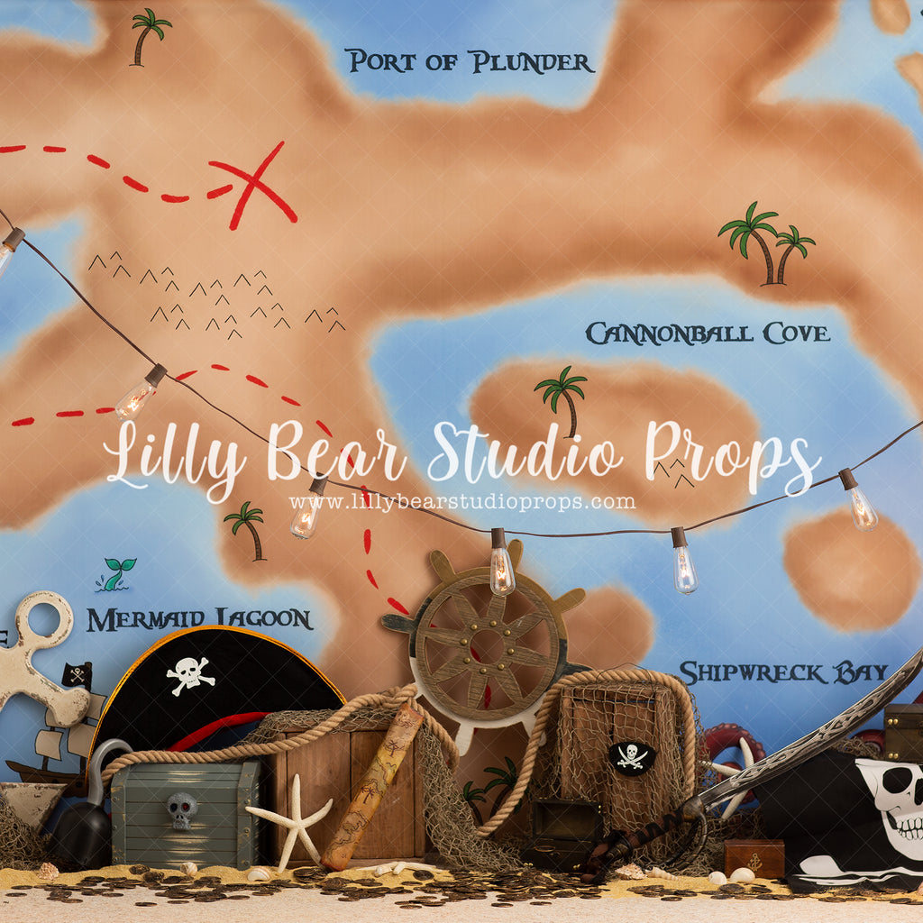Yo-Ho-Ho by Jessica Ruth Photography sold by Lilly Bear Studio Props, anchor - beach - beach sand - cave - compass - co