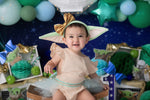 Yoda One Girl - Lilly Bear Studio Props, green, green and yellow, green texture, star wars, texture, yellow, yoda, yoda one, yoda star wars