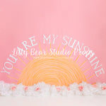 You Are My Sunshine by Meagan Paige Photography sold by Lilly Bear Studio Props, FABRICS - floral - girl - pink - pink