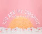 You Are My Sunshine by Meagan Paige Photography sold by Lilly Bear Studio Props, FABRICS - floral - girl - pink - pink