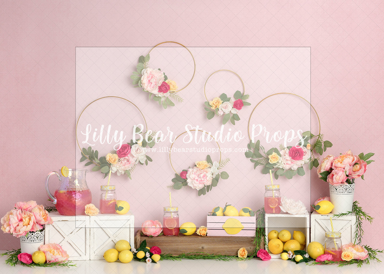 Yummy Pink Lemonade - Lilly Bear Studio Props, beach, beach day, beach hut, beach party, beach planks, beach sand, beach shack, beach shells, beach waves, beach wood, hawaii, hawaii beach, hawaii flower, hawaiian, hawaiian flower, hawaiian leaves, ocean beach, pink tropical, sandy beach, sandy beach floor, tropical, tropical fruit, tropical island, tropical leaves, tropical pink, water beach