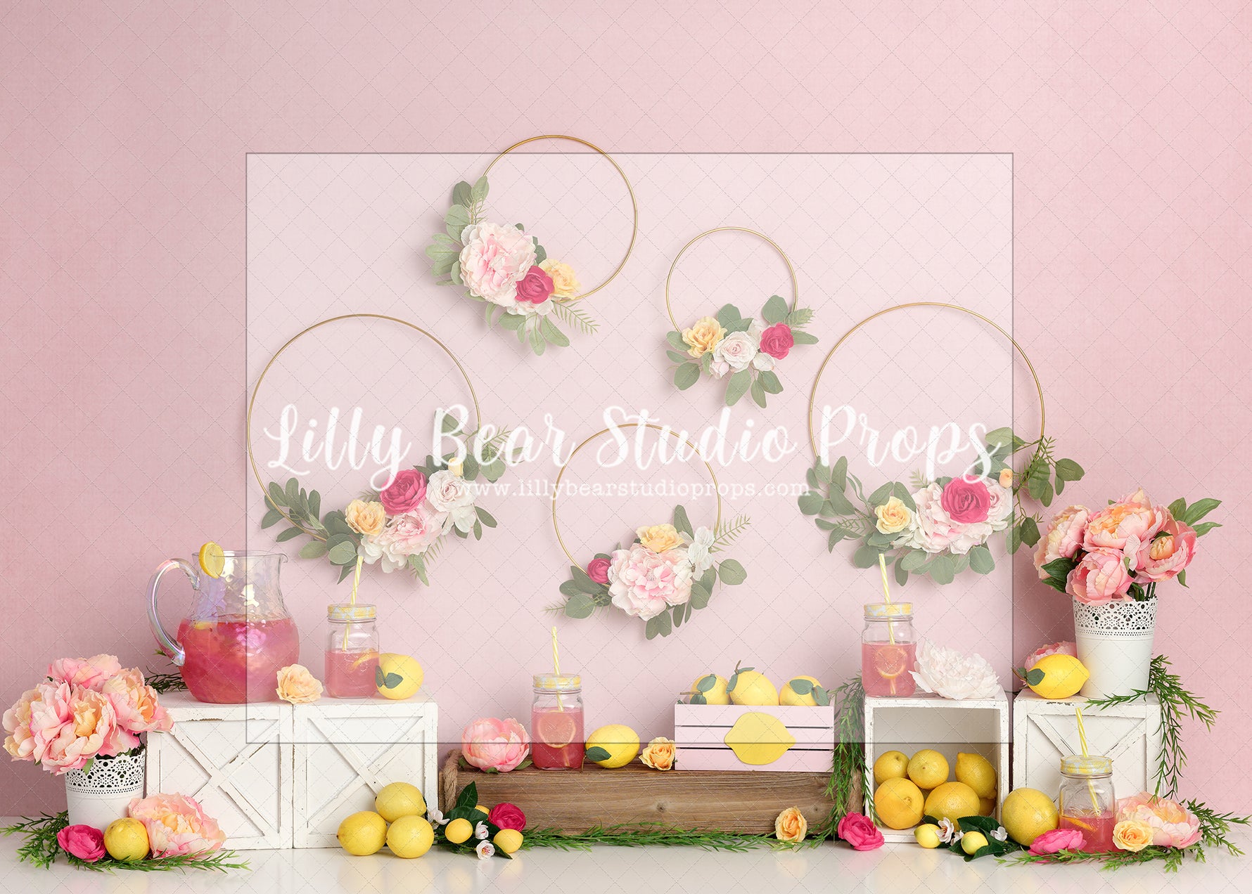 Yummy Pink Lemonade - Lilly Bear Studio Props, beach, beach day, beach hut, beach party, beach planks, beach sand, beach shack, beach shells, beach waves, beach wood, hawaii, hawaii beach, hawaii flower, hawaiian, hawaiian flower, hawaiian leaves, ocean beach, pink tropical, sandy beach, sandy beach floor, tropical, tropical fruit, tropical island, tropical leaves, tropical pink, water beach