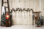 Zen Christmas Room - Lilly Bear Studio Props, black fireplace, bohemian christmas, bohemian fireplace, bohemian mantel, boho, boho christmas, boho holiday, boho mantel, christmas, christmas mantel, christmas village, evergreen trees, evergreens, Fabric, fireplace, holiday, holiday christmas, mantel, Pampas, pine trees, white christmas, white holiday, Wrinkle Free Fabric
