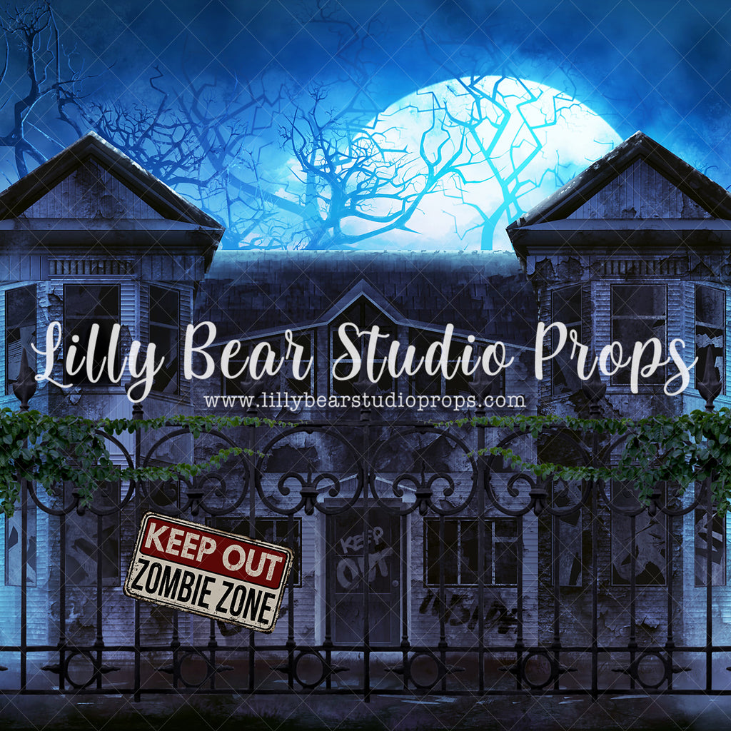Zombie Mansion by Jessica Ruth Photography sold by Lilly Bear Studio Props, colours - FABRICS - halloween - halloween m