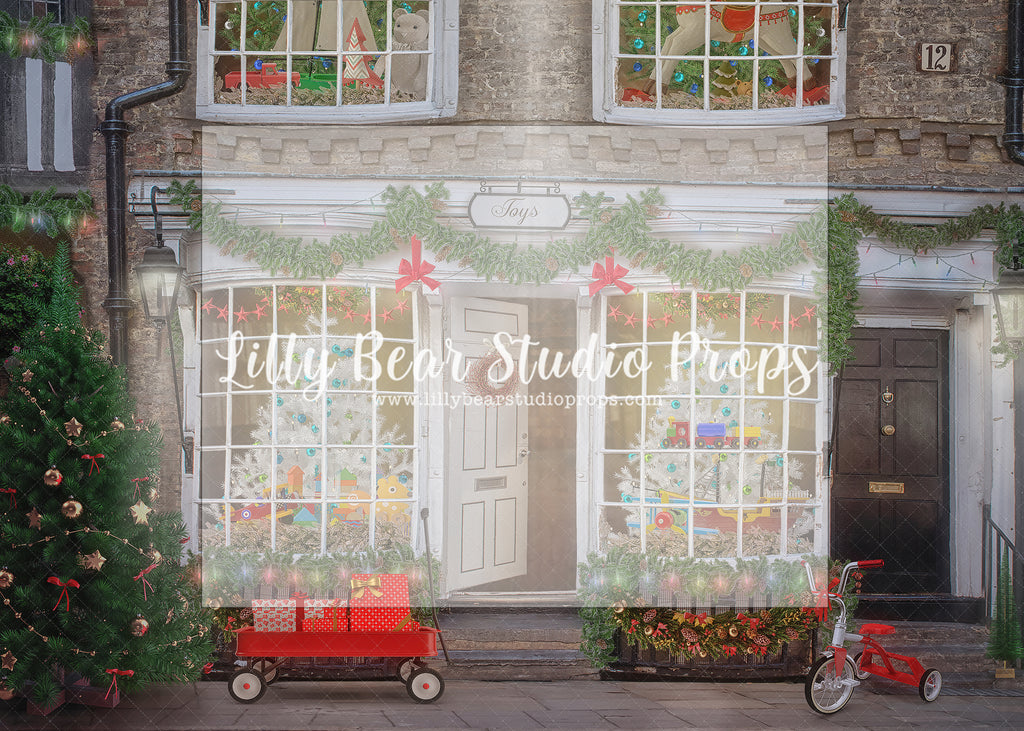 A Festive Christmas Shop - Lilly Bear Studio Props, christmas, Cozy, Decorated, Festive, Giving, Holiday, Holy, Hopeful, Joyful, Merry, Peaceful, Peacful, Red & Green, Seasonal, Winter, Xmas, Yuletide