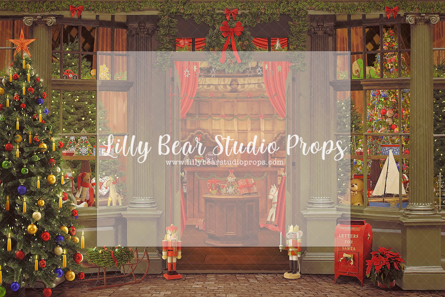 Holly Jolly Christmas Shop - Lilly Bear Studio Props, christmas, Cozy, Decorated, Festive, Giving, Holiday, Holy, Hopeful, Joyful, Merry, Peaceful, Peacful, Red & Green, Seasonal, Winter, Xmas, Yuletide