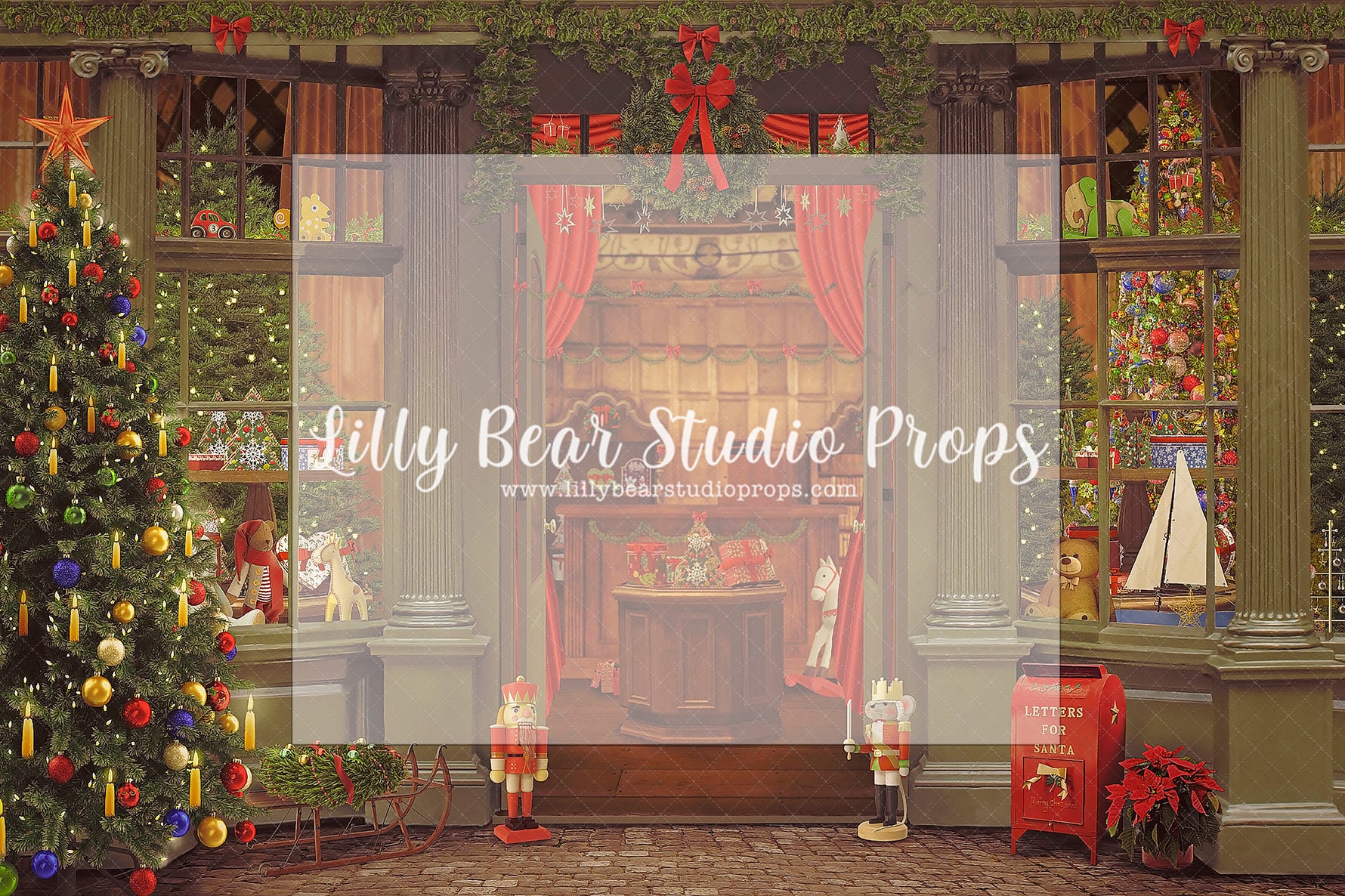 Holly Jolly Christmas Shop - Lilly Bear Studio Props, christmas, Cozy, Decorated, Festive, Giving, Holiday, Holy, Hopeful, Joyful, Merry, Peaceful, Peacful, Red & Green, Seasonal, Winter, Xmas, Yuletide