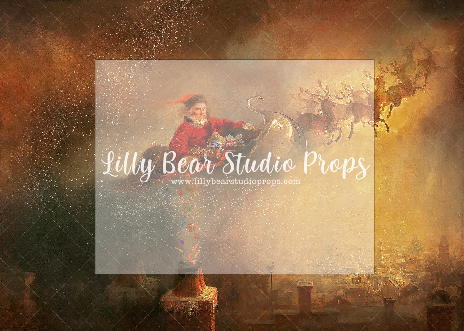 Vintage Painted Santa - Lilly Bear Studio Props, christmas, Cozy, Decorated, Festive, Giving, Holiday, Holy, Hopeful, Joyful, Merry, Peaceful, Peacful, Red & Green, Seasonal, Winter, Xmas, Yuletide