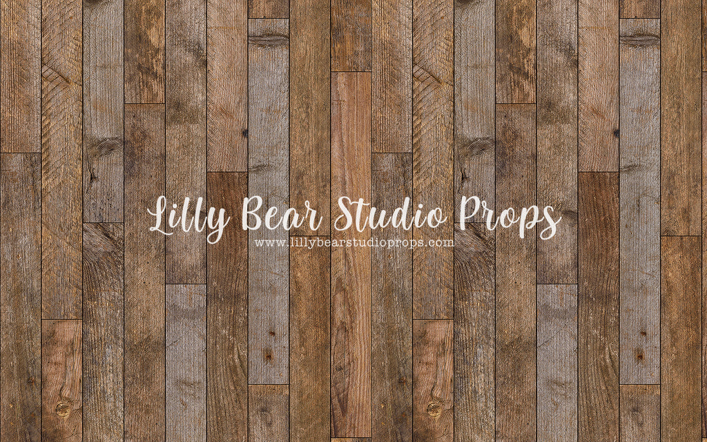 Benjamin Vertical Wood LB Pro Floor by Lilly Bear Studio Props sold by Lilly Bear Studio Props, barn wood - brown wood