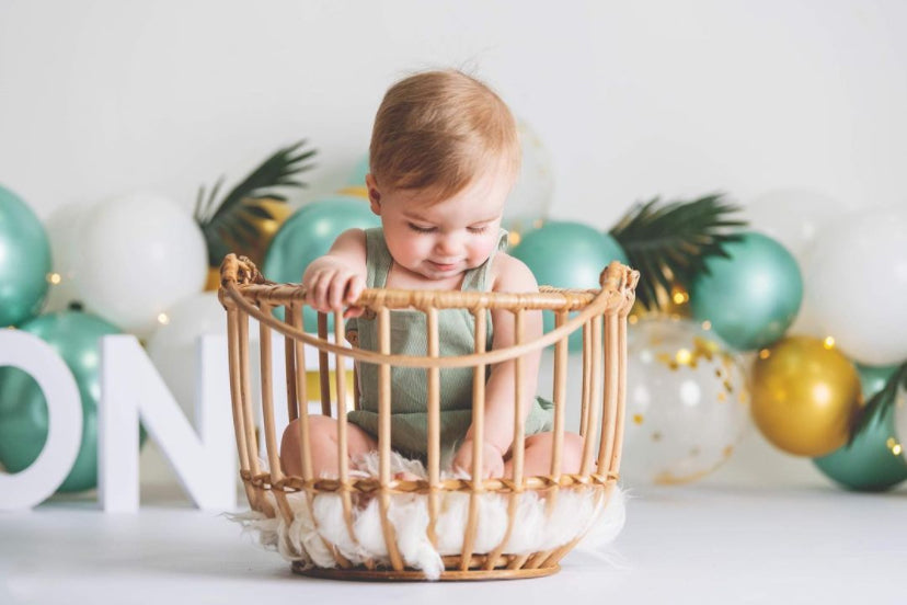 Leander Basket (RTS) by Lilly Bear Studio Props sold by Lilly Bear Studio Props, baby papasan chair - bamboo - bamboo b