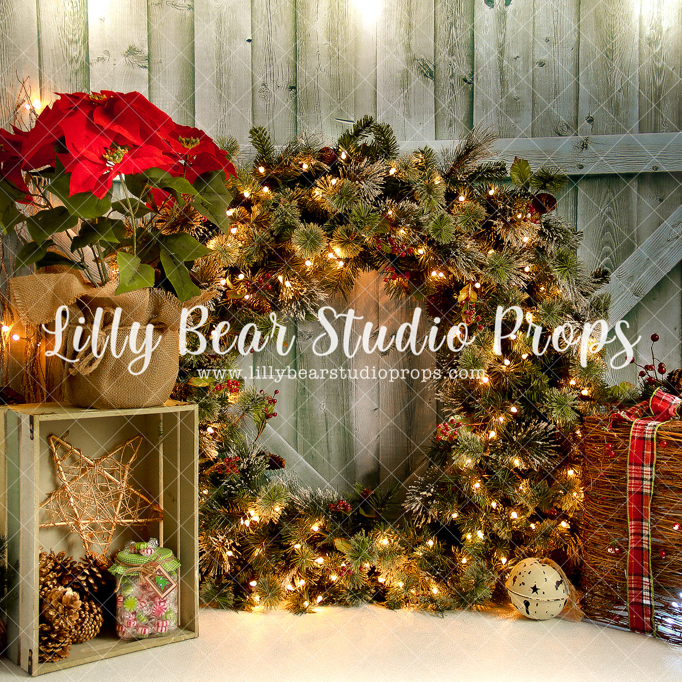 Big Bright Xmas Wreath
