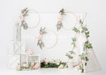 Boho Rose Teepee - Lilly Bear Studio Props, blush flowers, boho spring, boho teepee, FABRICS, flower garden, flower window, flowers, spring, spring flowers, spring garden, spring window, teepee, teepee tent