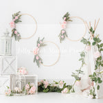 Boho Rose Teepee - Lilly Bear Studio Props, blush flowers, boho spring, boho teepee, FABRICS, flower garden, flower window, flowers, spring, spring flowers, spring garden, spring window, teepee, teepee tent