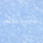 Bokeh Sky Blue - Lilly Bear Studio Props, blue, blue bokeh, bokeh, bokeh blue, Fabric, FABRICS, sky blue, Wrinkle Free Fabric