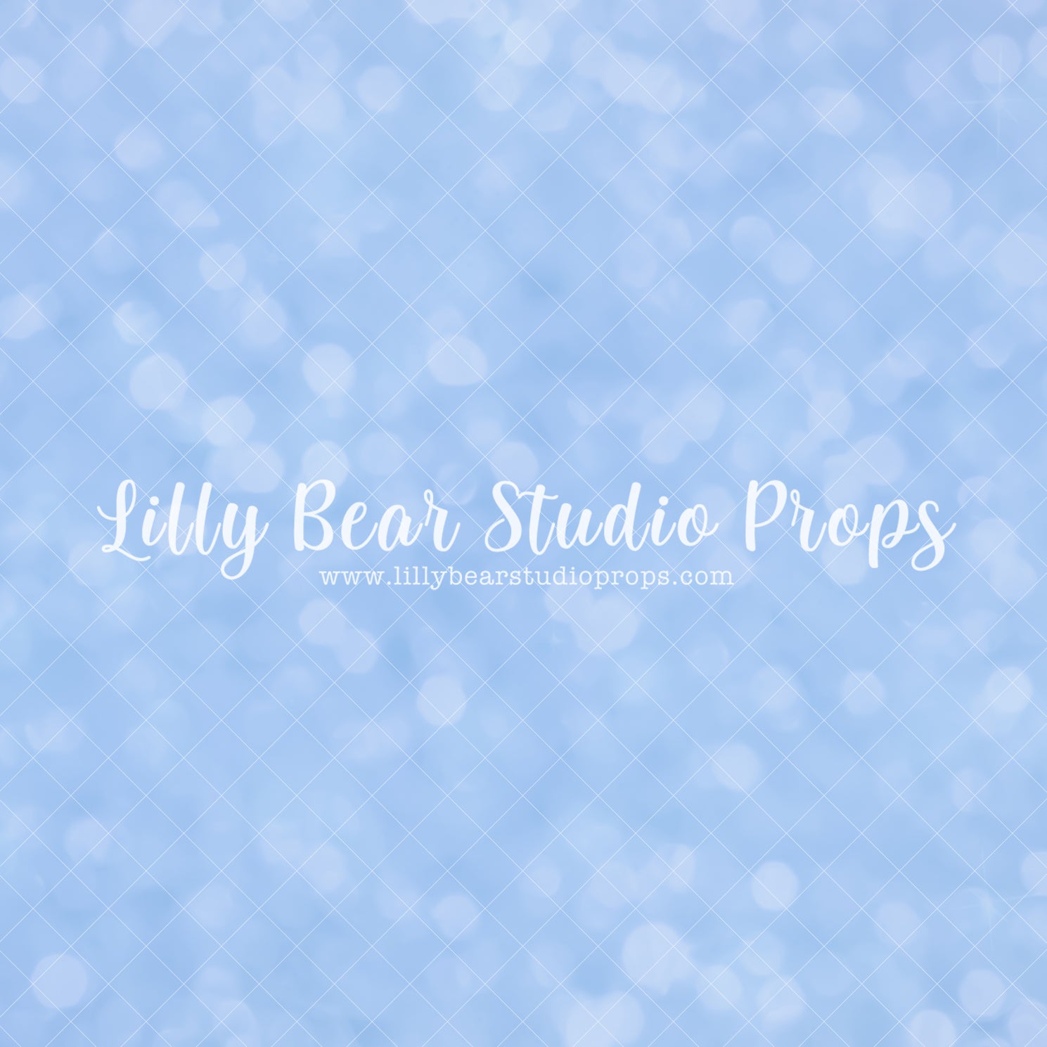 Bokeh Sky Blue - Lilly Bear Studio Props, blue, blue bokeh, bokeh, bokeh blue, Fabric, FABRICS, sky blue, Wrinkle Free Fabric
