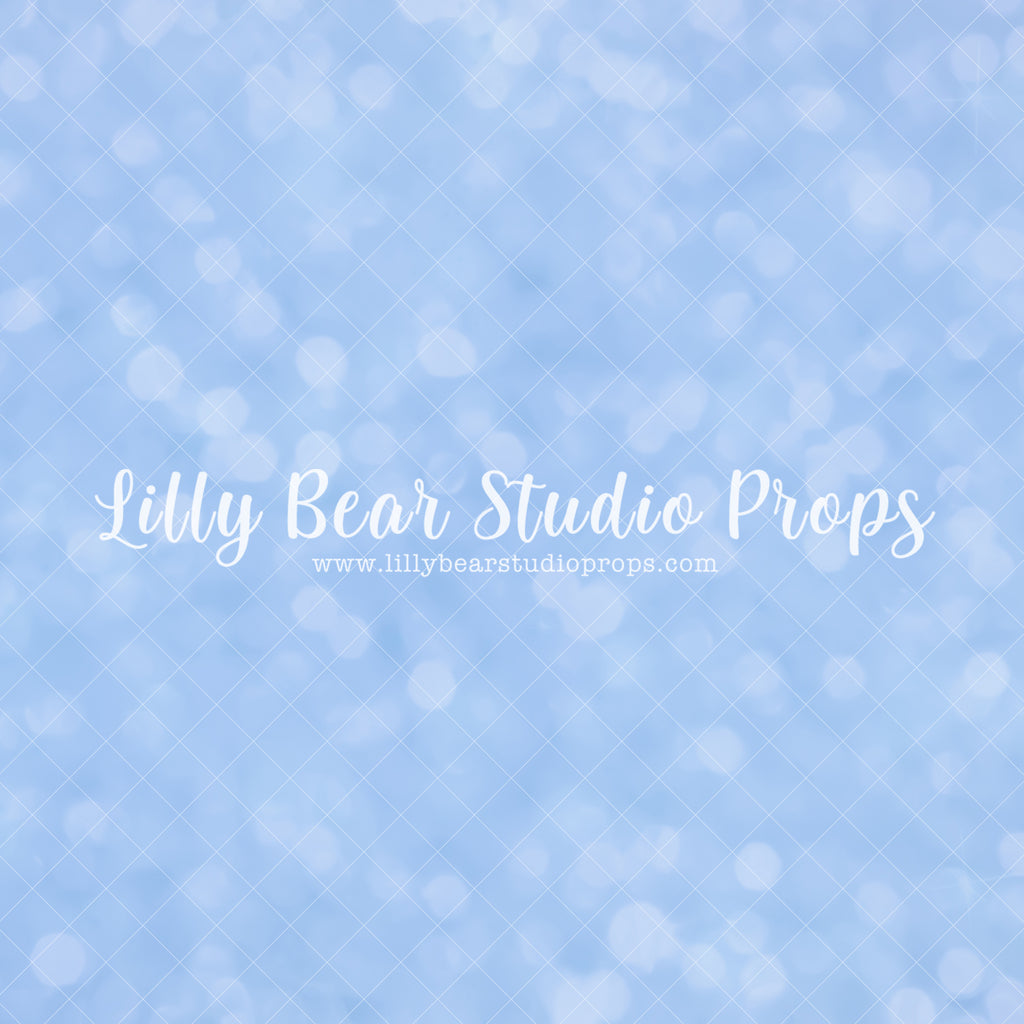 Bokeh Sky Blue - Lilly Bear Studio Props, blue, blue bokeh, bokeh, bokeh blue, Fabric, FABRICS, sky blue, Wrinkle Free Fabric