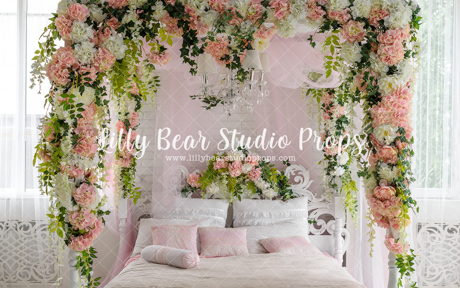 Bridgerton Suite by Lilly Bear Studio Props sold by Lilly Bear Studio Props, blue floral - blue flower - blue flowers