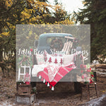 Christmas in the Pickup - Lilly Bear Studio Props, christmas, Cozy, Decorated, Festive, Giving, Holiday, Holy, Hopeful, Joyful, Merry, Peaceful, Peacful, Red & Green, Seasonal, Winter, Xmas, Yuletide