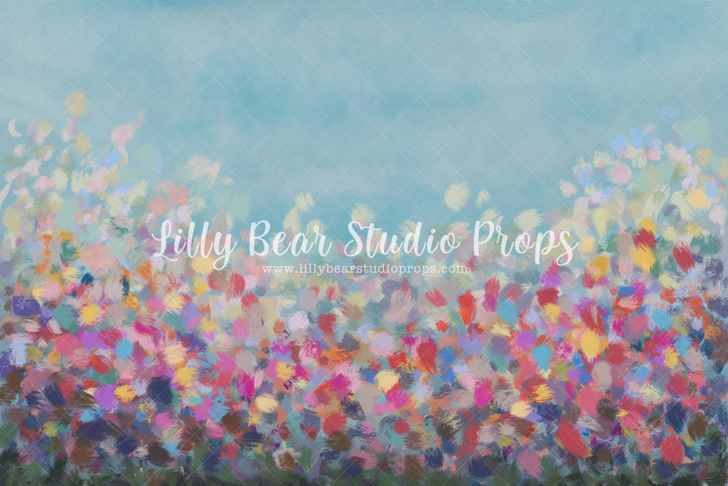 Field of Colour - Lilly Bear Studio Props, colorful, colourful, FABRICS, feminine, field, fine art texture, floral, floral texture, grunge, spring, texture, vintage