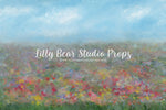 Confetti Field - Lilly Bear Studio Props, colorful, colourful, Fabric, FABRICS, feminine, field, fine art texture, floral, floral texture, grunge, spring, texture, vintage, Wrinkle Free Fabric