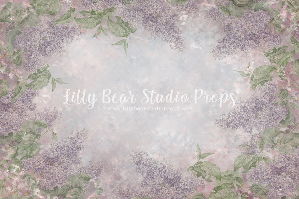 Delicate Violet - Lilly Bear Studio Props, blush, colorful, colourful, Fabric, FABRICS, fine art texture, floral, floral texture, pink, purple, spring, texture, vintage, Wrinkle Free Fabric