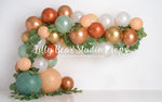 Eucalyptus Balloon Garland by Sweet Memories Photos By Carolyn sold by Lilly Bear Studio Props, animal - animals - baby