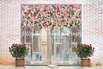 Floral Doors by Brittany Ebany & Co. sold by Lilly Bear Studio Props, barn doors - barndoors - cottage doors - doors