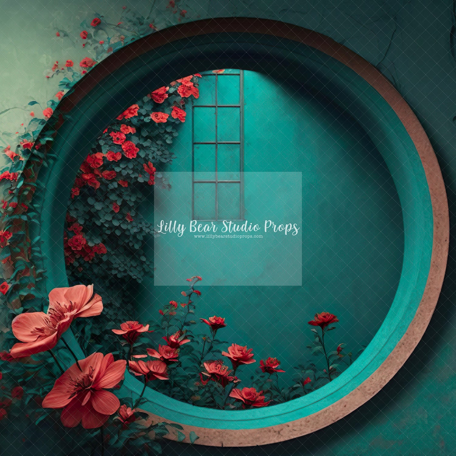 Floral Hoop Wall