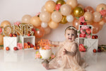 Just Peachy - Lilly Bear Studio Props, one little peach, one sweet peach, peach, peach balloons, peach flower, peach flowers, peaches, peaches & cream, peaches and cream, peachy, peachy keen, Sweet as a peach, sweet little peach, sweet peaches