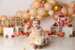 Just Peachy - Lilly Bear Studio Props, one little peach, one sweet peach, peach, peach balloons, peach flower, peach flowers, peaches, peaches & cream, peaches and cream, peachy, peachy keen, Sweet as a peach, sweet little peach, sweet peaches