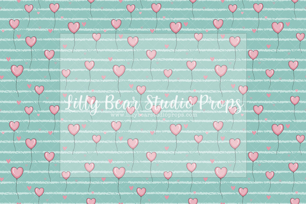 Heart Balloons - Lilly Bear Studio Props, all my heart, balloon hearts, be still my heart, cupid, FABRICS, girl, girls, heart, heart love, heart of gold, hearts, hearts and arrows, hearts bokeh, i love you, love, love is in the air, love shop, love wall, pastel hearts, pattern hearts, pink, pink balloon heart, pink heart, pink heart wall, pink hearts, valentine, valentines, valentines day