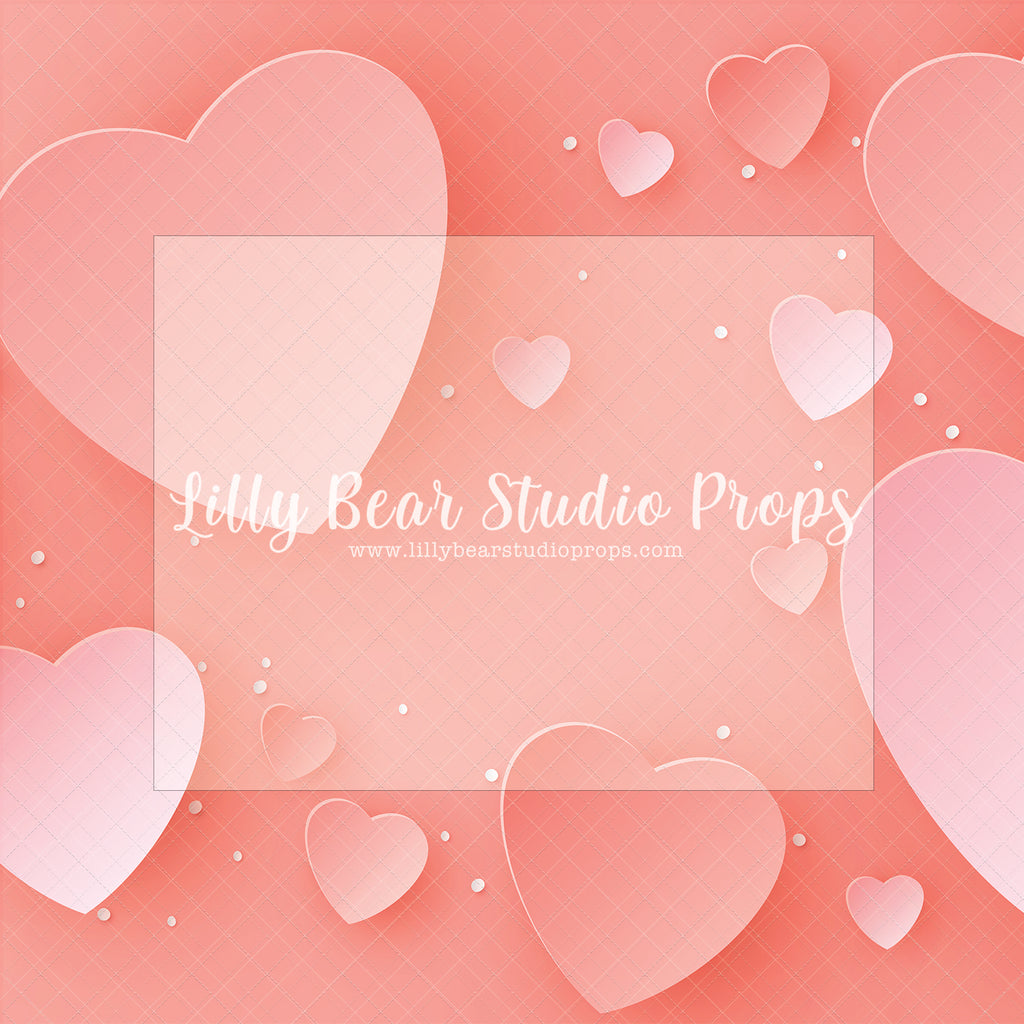 Big Hearts - Lilly Bear Studio Props, all my heart, be still my heart, cupid, FABRICS, girl, girls, heart, heart love, hearts, hearts and arrows, hearts bokeh, i love you, love, love is in the air, love shop, love wall, pastel hearts, pattern hearts, pink, pink heart, pink hearts, valentine, valentines, valentines day