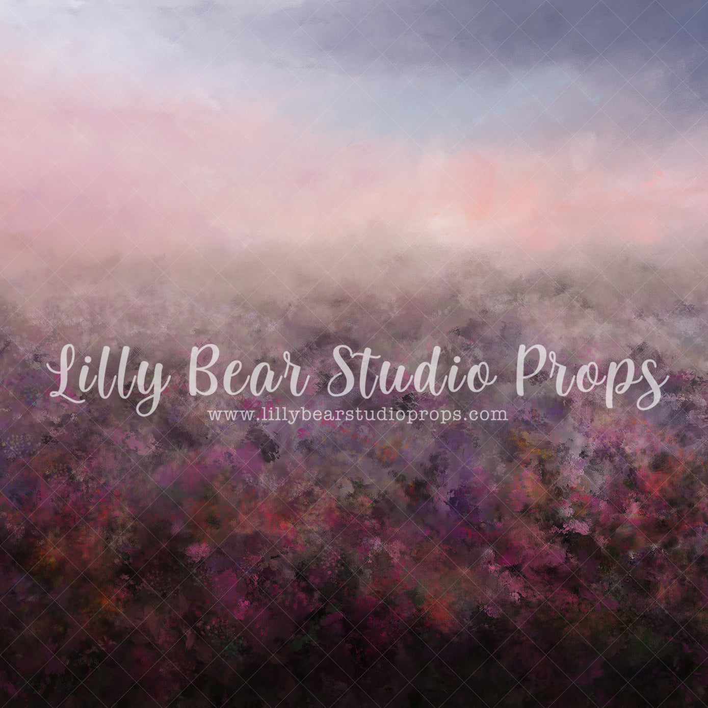Heather Meadow - Lilly Bear Studio Props, dusty green, dusty purple, FABRICS, fine art texture, floral, floral texture, neutral, purple, purple floral, purple flowers, purple texture, rustic purple, spring, texture, vintage