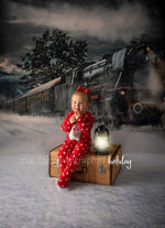 Winter Polar Express - Lilly Bear Studio Props, christmas, Cozy, Decorated, Festive, Giving, Holiday, Holy, Hopeful, Joyful, Merry, Peaceful, Peacful, Red & Green, Seasonal, Winter, Xmas, Yuletide