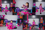 Girls Garage by Brittany Ebany & Co. sold by Lilly Bear Studio Props, car - car shop - cars - Fabric - FABRICS - fence