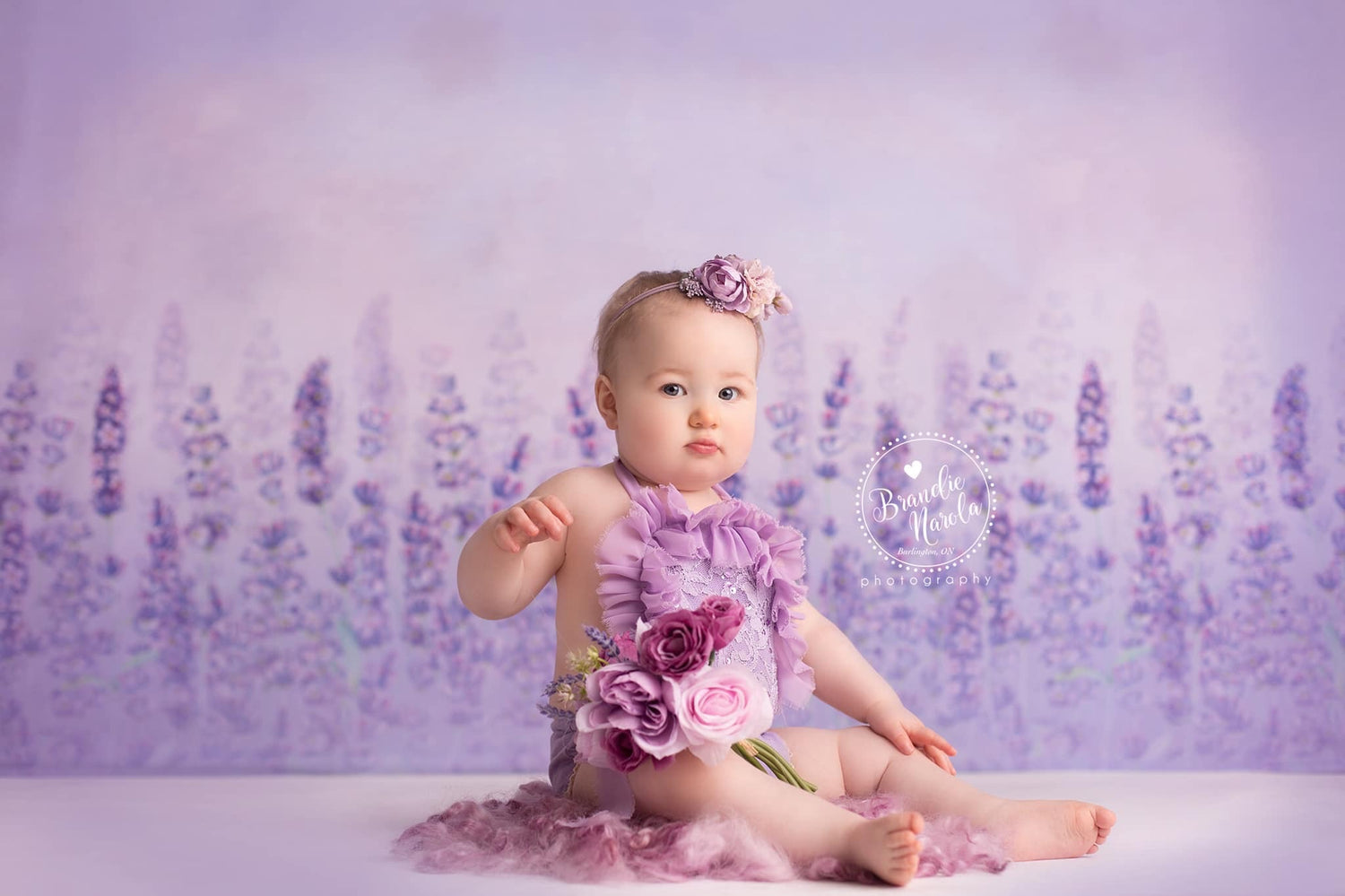 Lilac Fields by Lilly Bear Studio Props sold by Lilly Bear Studio Props, FABRICS - field - floral - florals - girl - li